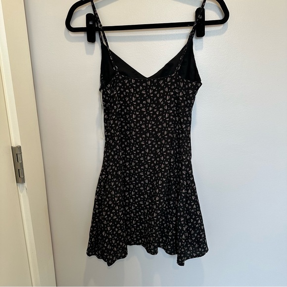 Princess Polly Jaye Mini Dress | Black and Pink Floral - Picture 3 of 4